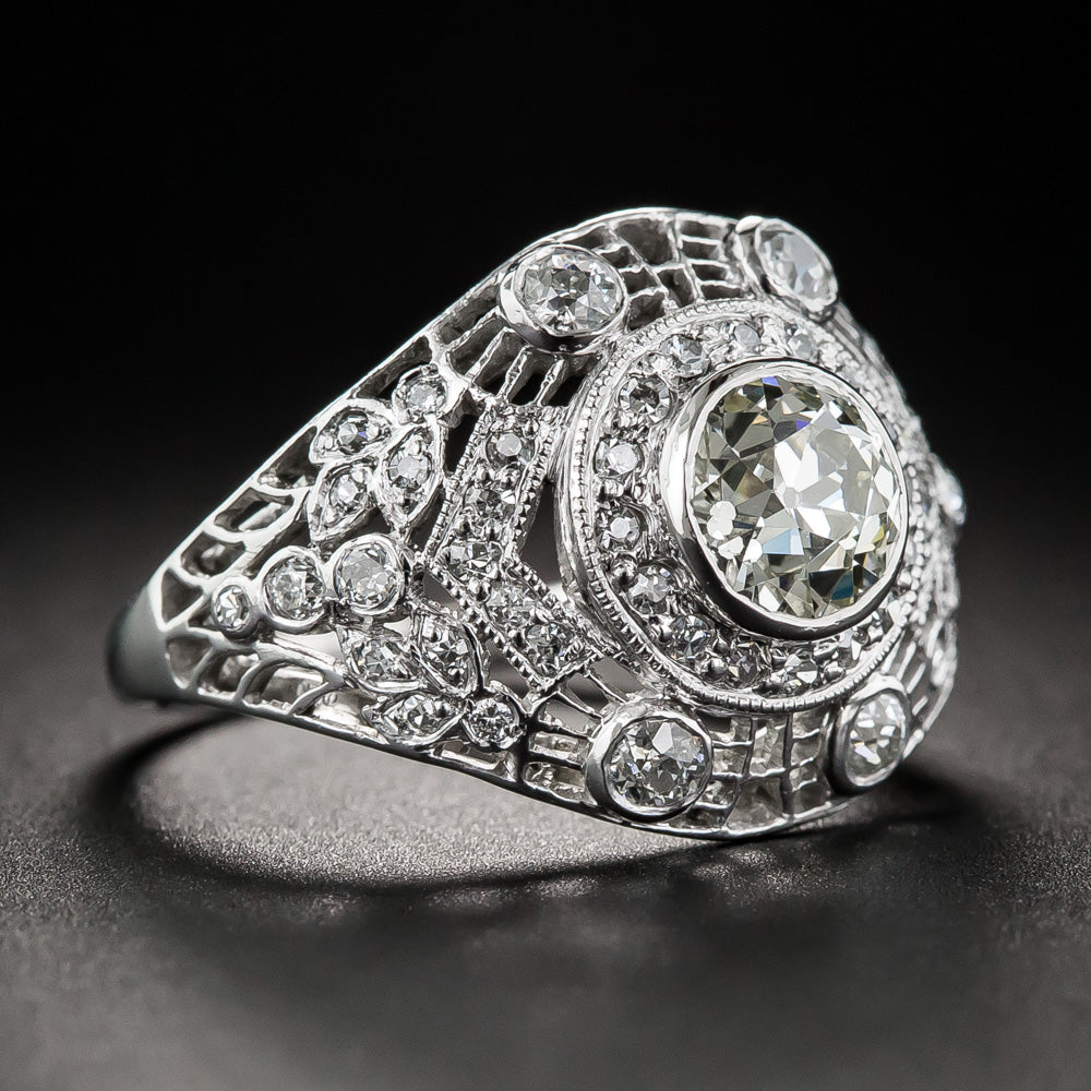 Edwardian/Art Deco Diamond Ring - 7