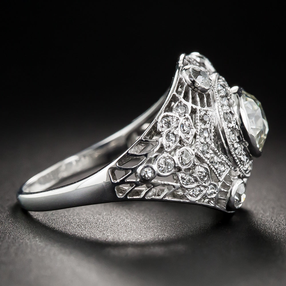 Edwardian/Art Deco Diamond Ring - 8