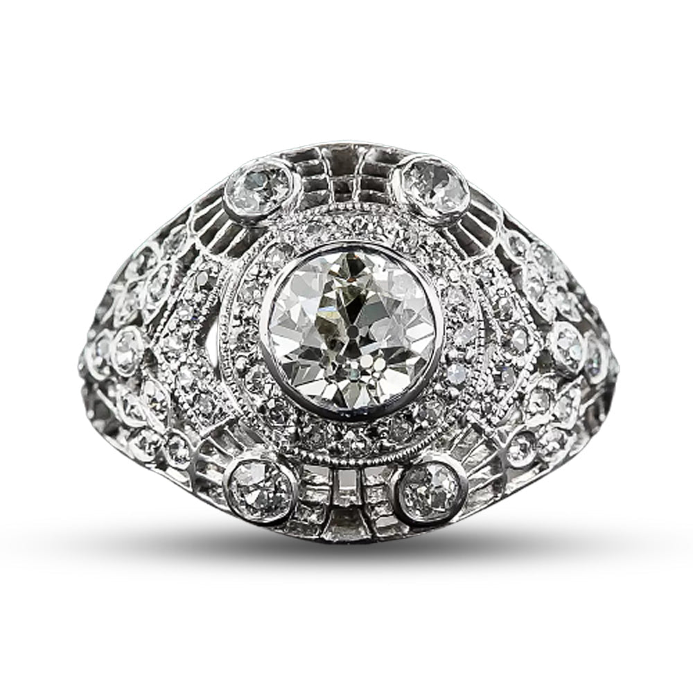 Edwardian/Art Deco Diamond Ring - 11