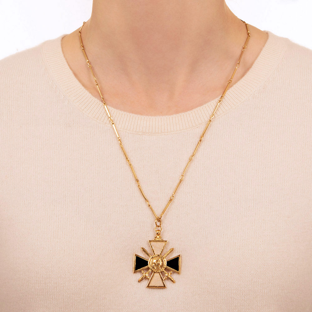 Croix de Guerre Pendant Necklace - 4