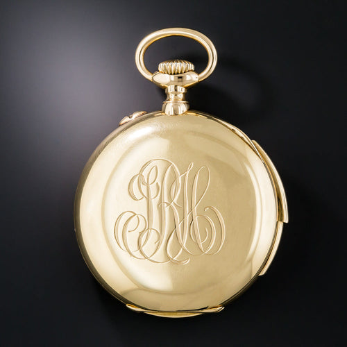 18K Gold Repeater Pocket Watch by G. Braillard - 7