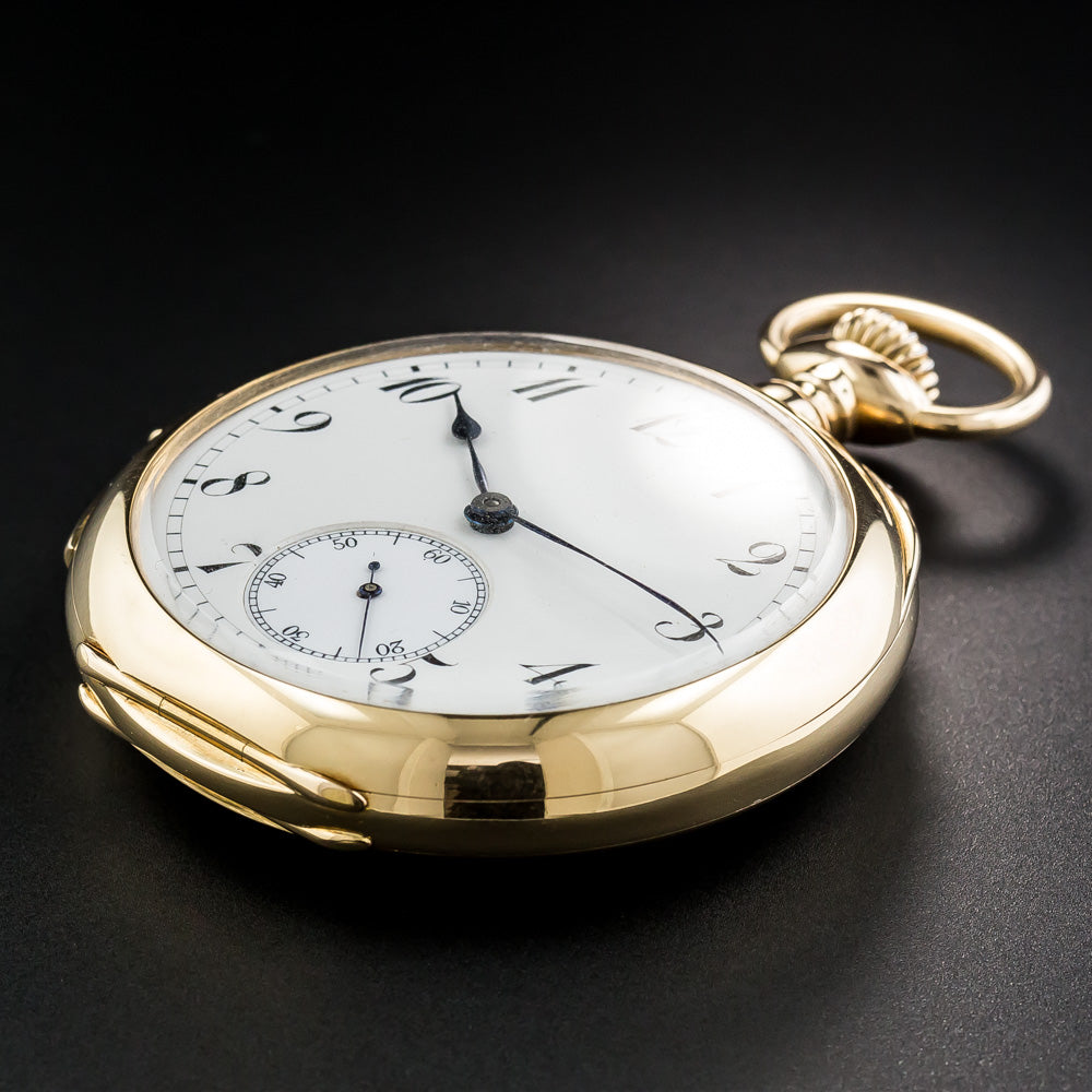 18K Gold Repeater Pocket Watch by G. Braillard - 8