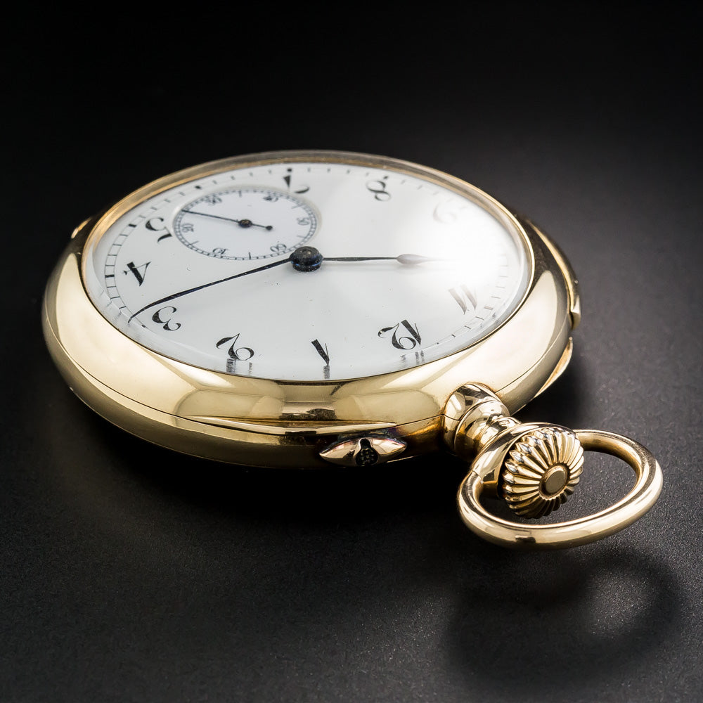 18K Gold Repeater Pocket Watch by G. Braillard - 9