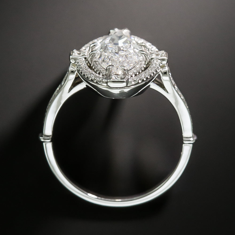 2.00 Carat Marquise-Cut Diamond Engagement Ring - GIA F VS1 - 4