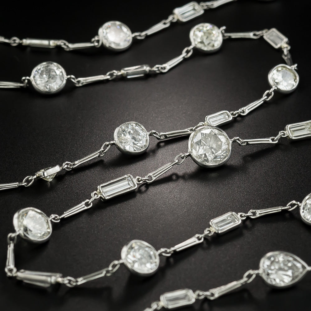 29.70 Carat Diamonds-by-the-Yard Necklace - 2