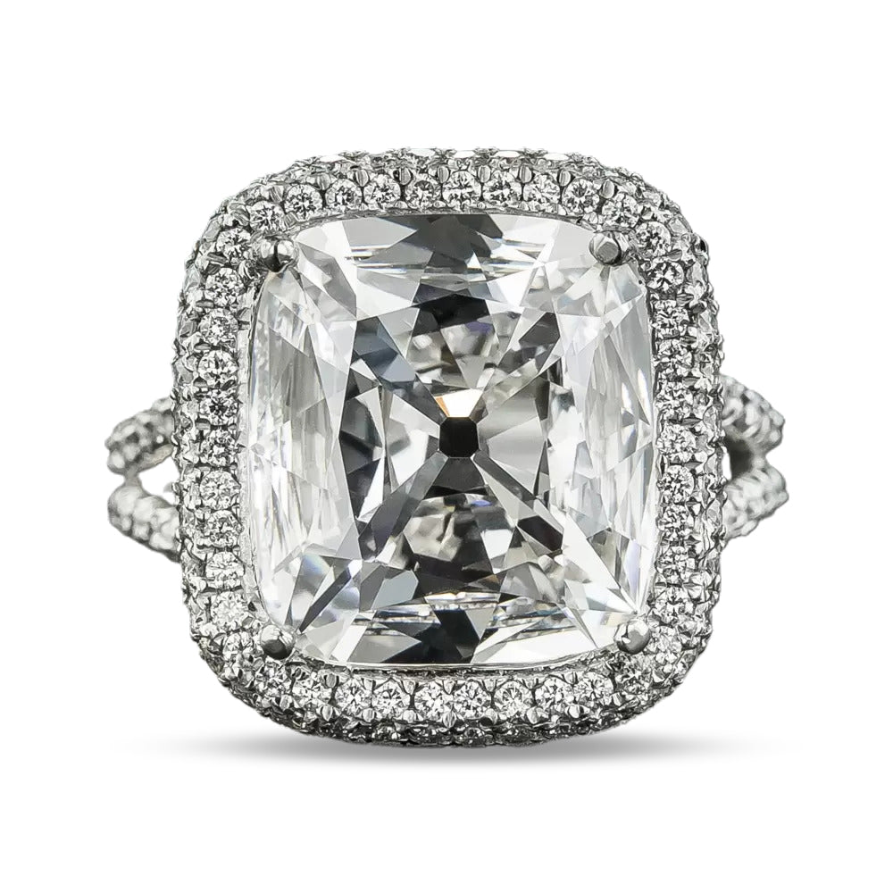 5.56 Carat Antique Cushion-Cut Diamond in Oscar Heyman Mounting - GIA G VS2 - 2