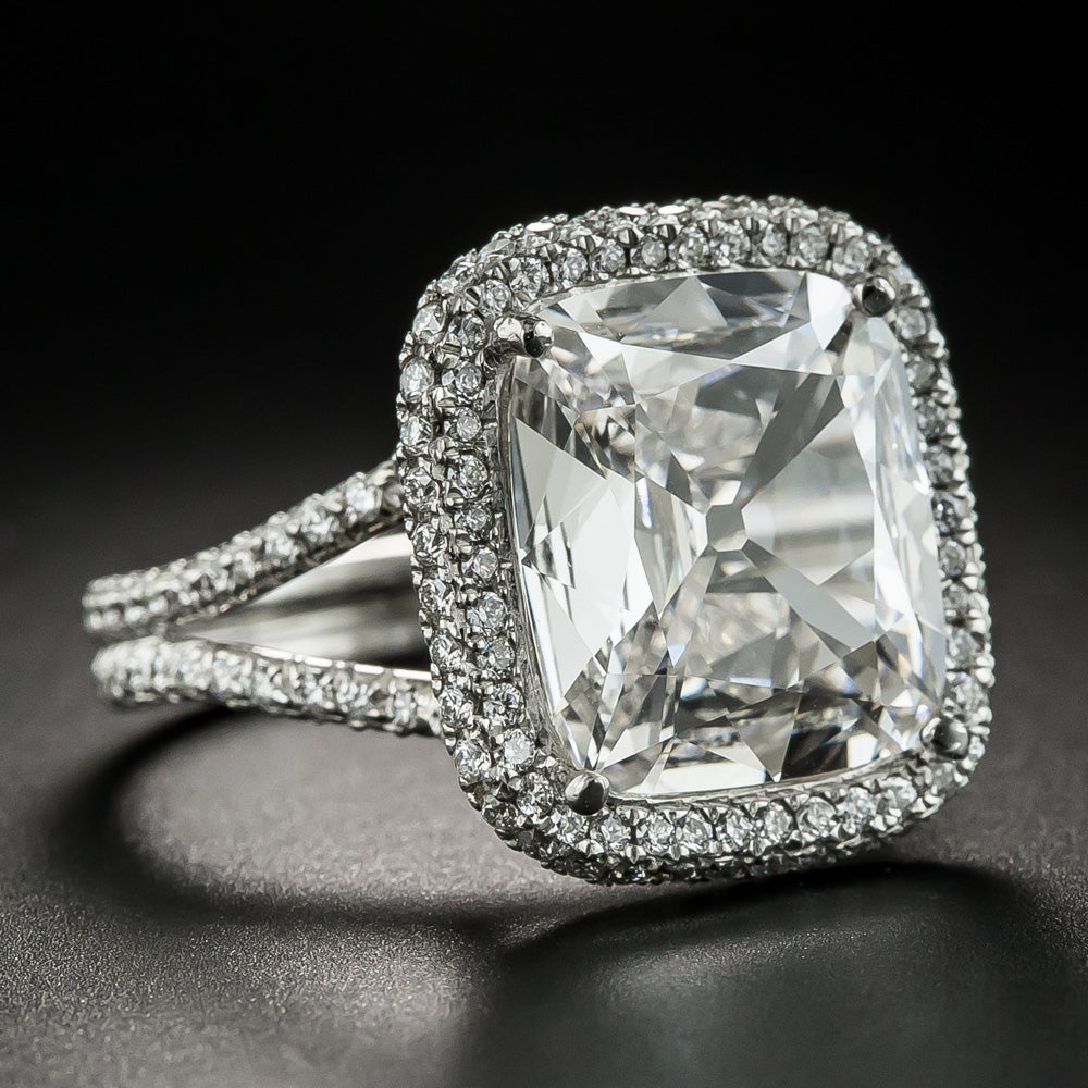 5.56 Carat Antique Cushion-Cut Diamond in Oscar Heyman Mounting - GIA G VS2 - 3