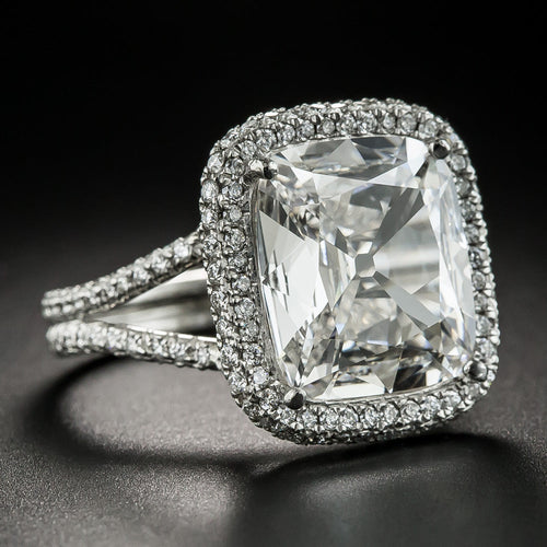 5.56 Carat Antique Cushion-Cut Diamond in Oscar Heyman Mounting - GIA G VS2 - 3