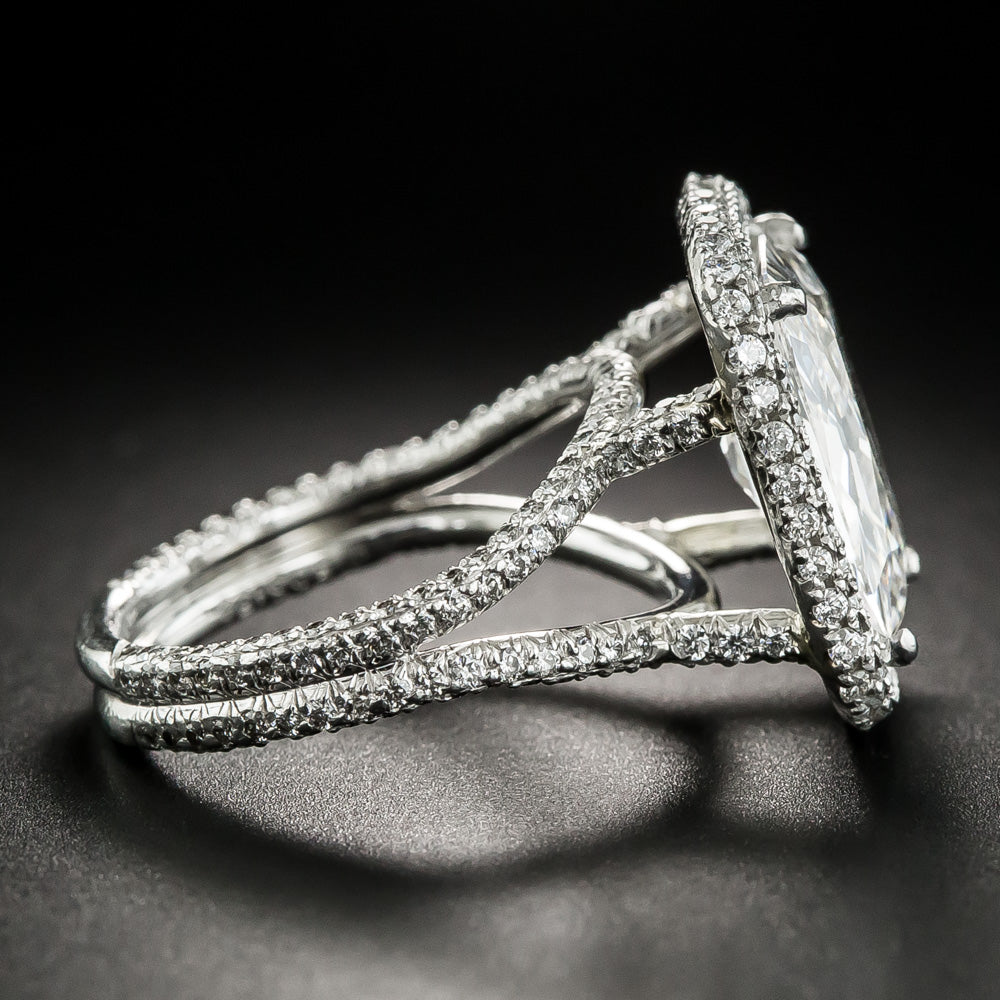 5.56 Carat Antique Cushion-Cut Diamond in Oscar Heyman Mounting - GIA G VS2 - 4