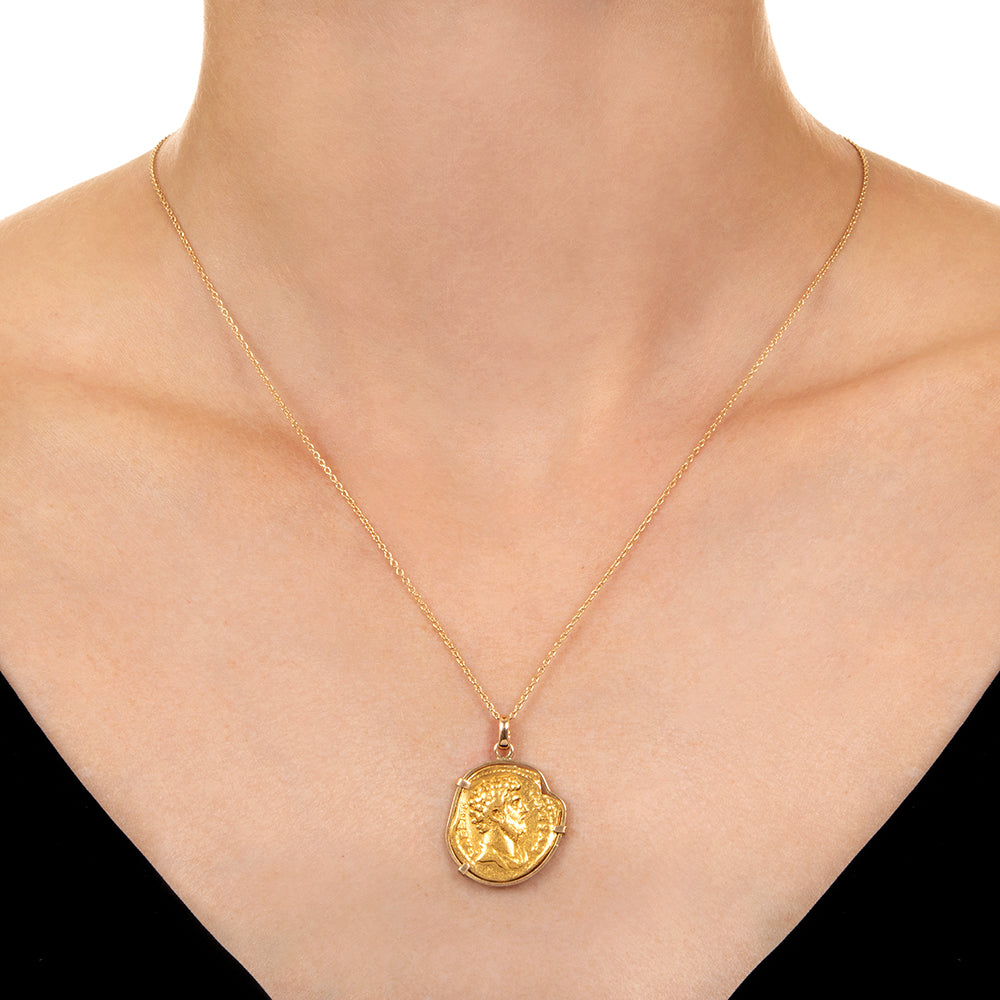 Ancient Roman Reproduction Coin Pendant - 4