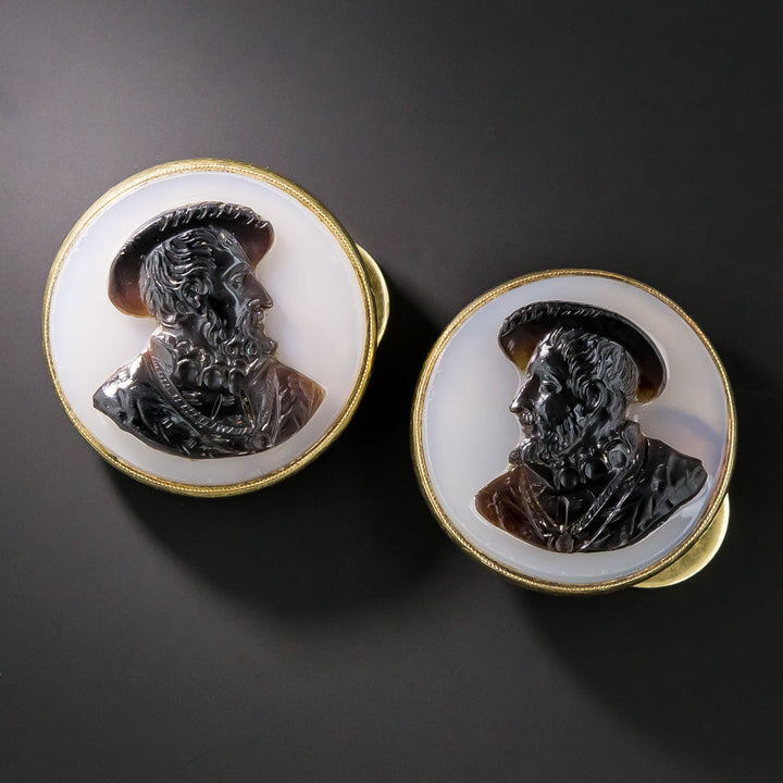 Antique Cameo Cufflinks