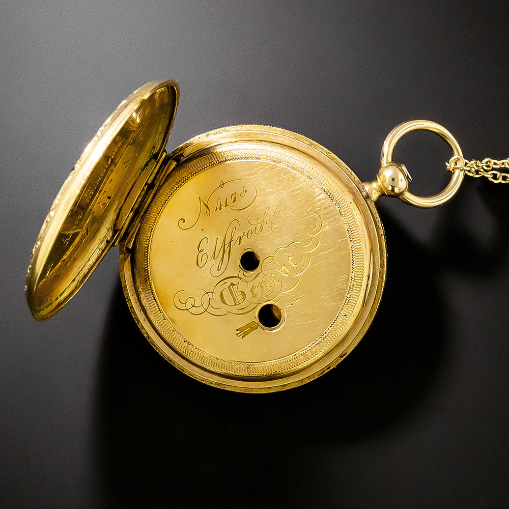  Antique Two-Sided Enamel and Diamond Locket - 5