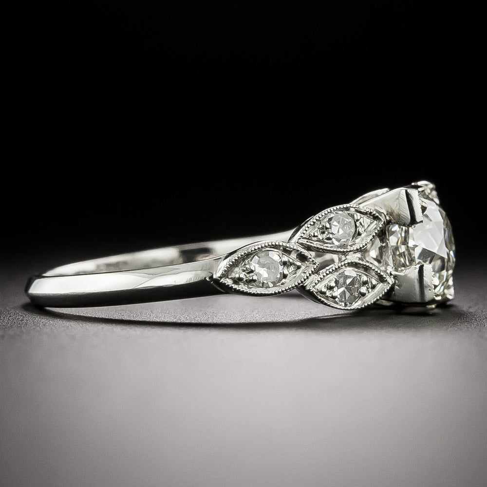 Art Deco 1.20 Carat Diamond Engagement Ring - GIA J VS2 - 2