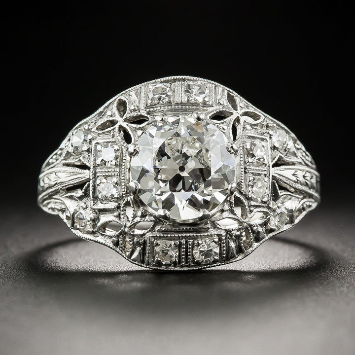 Art Deco 1.52 Carat Diamond Ring - GIA I SI1