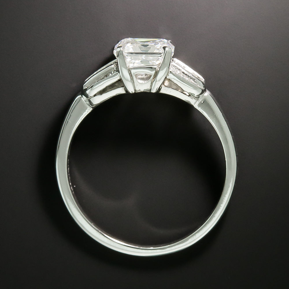 Art Deco 1.70 Carat Diamond Engagement Ring - GIA G VVS1 - 4