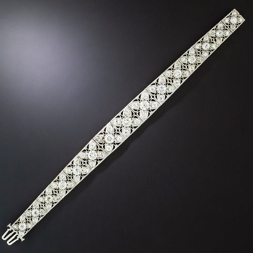 Art Deco 11.50 Carat Diamond Bracelet - 3