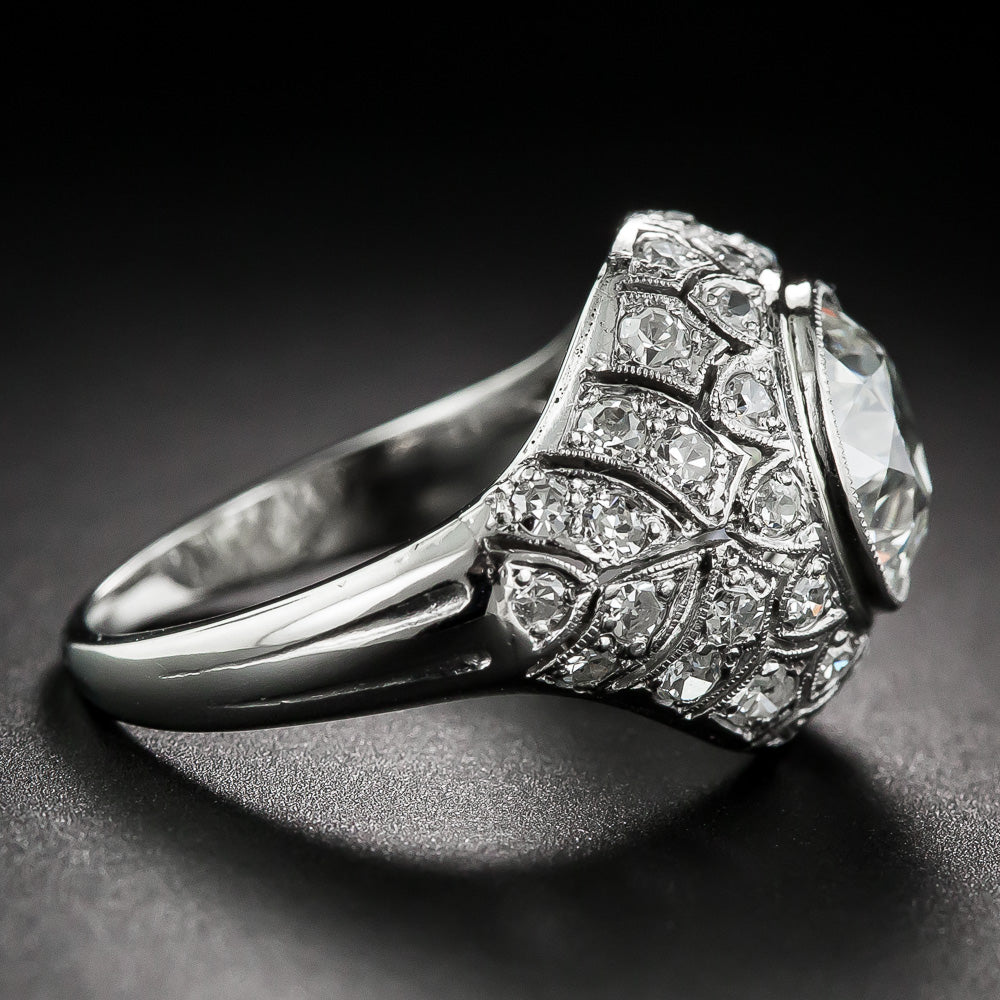 2.18 Carat European-Cut Diamond Ring - 5