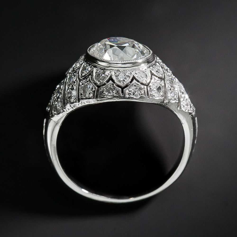 2.18 Carat European-Cut Diamond Ring - 6