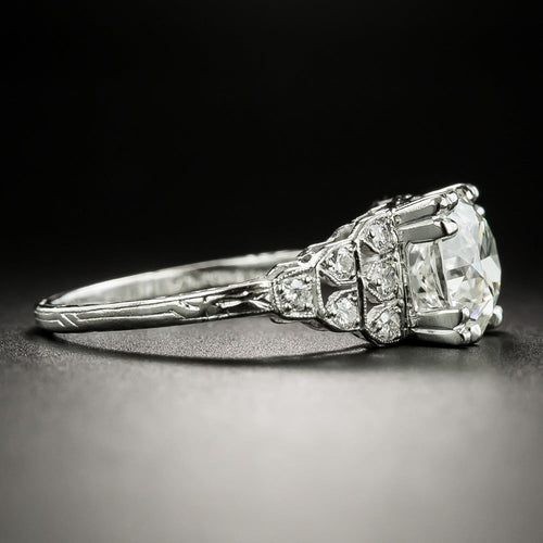 Art Deco 2.26 Carat Diamond Engagement Ring - GIA I VS2 - 4