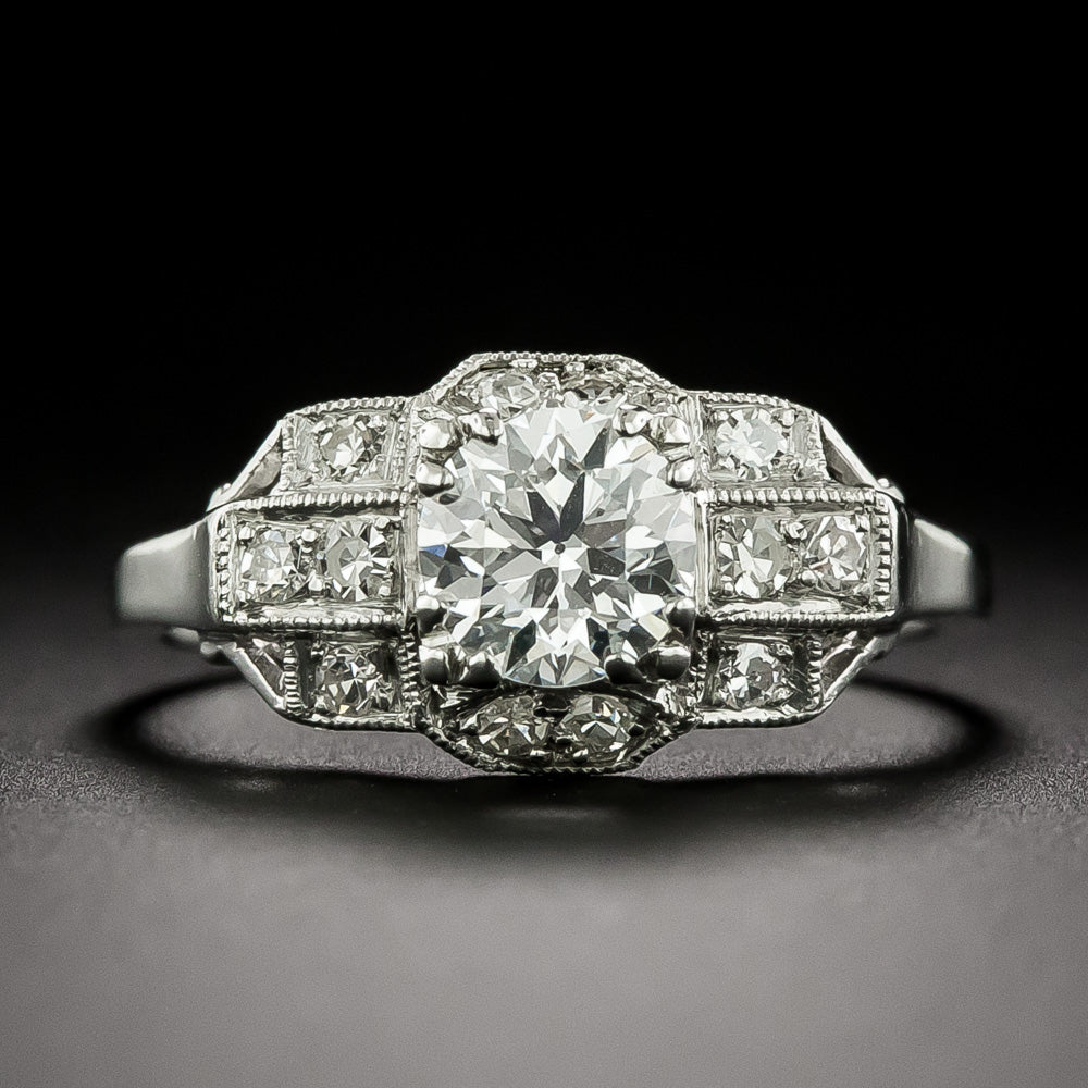 Art Deco .65 Carat Diamond Ring - 2