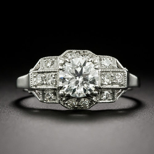 Art Deco .65 Carat Diamond Ring - 2