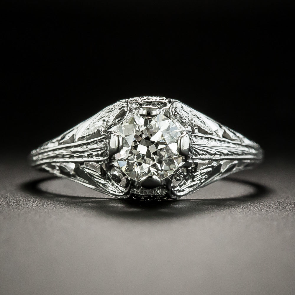 Art Deco Diamond Ring by Belais for Granat Brothers - 2