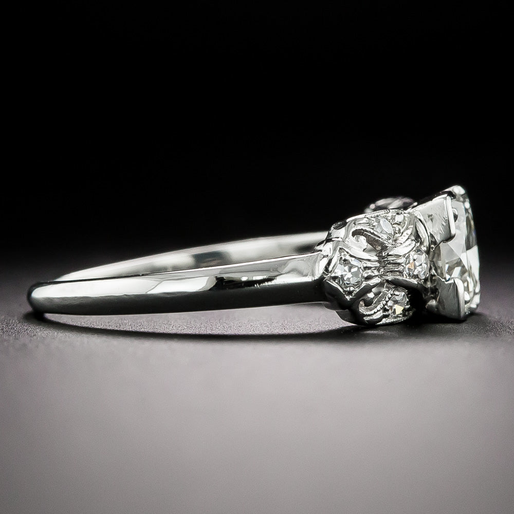 Art Deco .96 Carat Diamond Engagement Ring - GIA K VS2 - 6