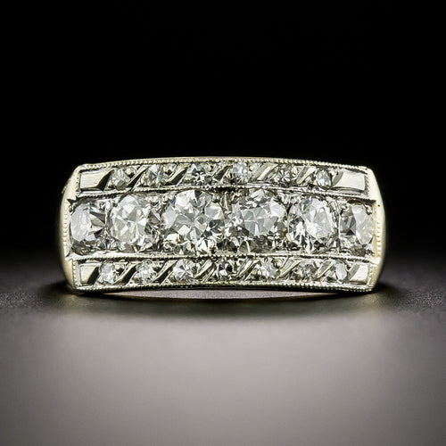 Art Deco Diamond Band Ring by Kinsley, USA - 2