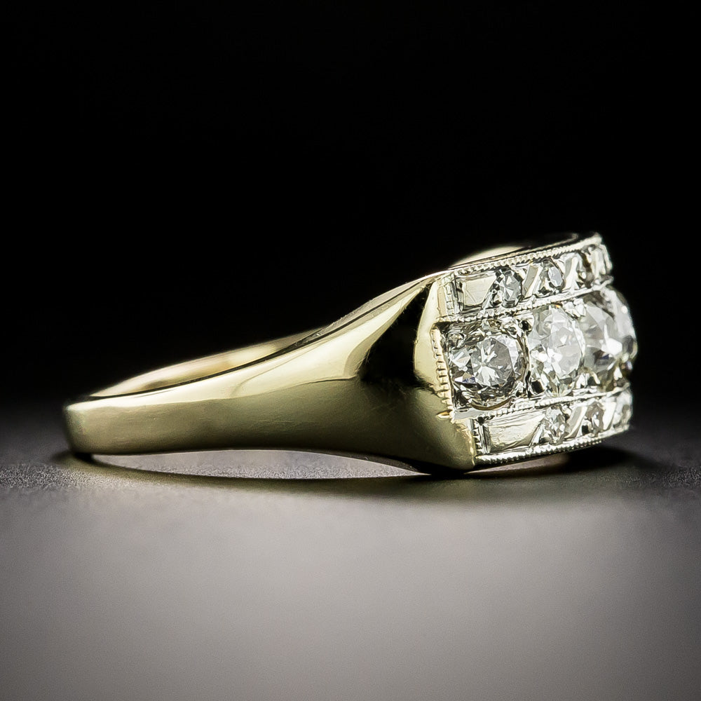 Art Deco Diamond Band Ring by Kinsley, USA - 3