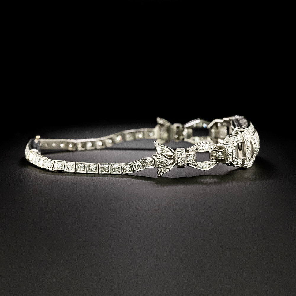 Art Deco Diamond Bracelet  - 3