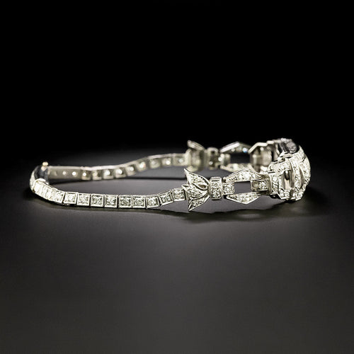 Art Deco Diamond Bracelet  - 3