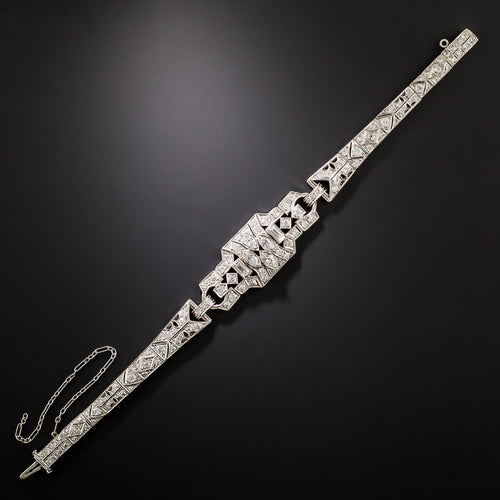  Art Deco Diamond Bracelet - 3