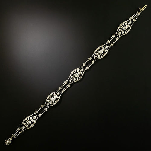 Art Deco Diamond Bracelet - 3