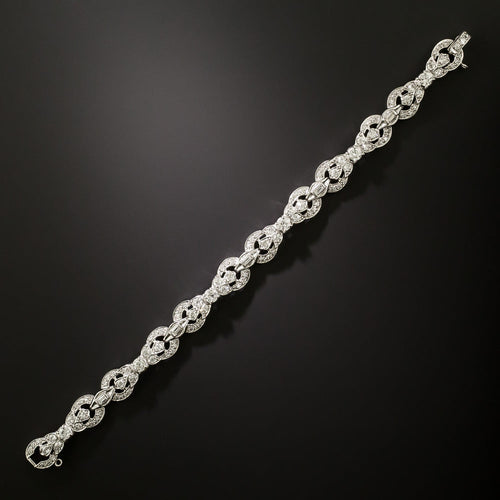 Art Deco Diamond Bracelet by Maurice Tishman, USA - 6