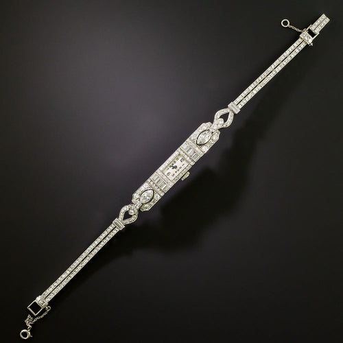 Art Deco Diamond Bracelet Watch by Breguet - 4