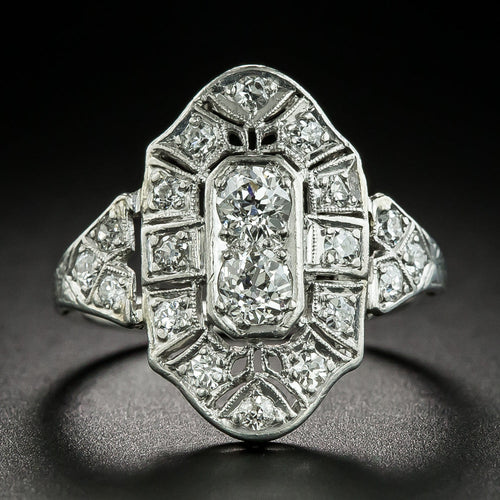 Art Deco Diamond Dinner Ring - 1