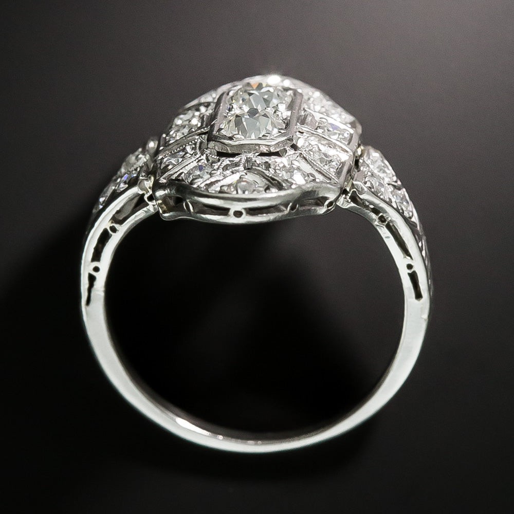 Art Deco Diamond Dinner Ring - 4