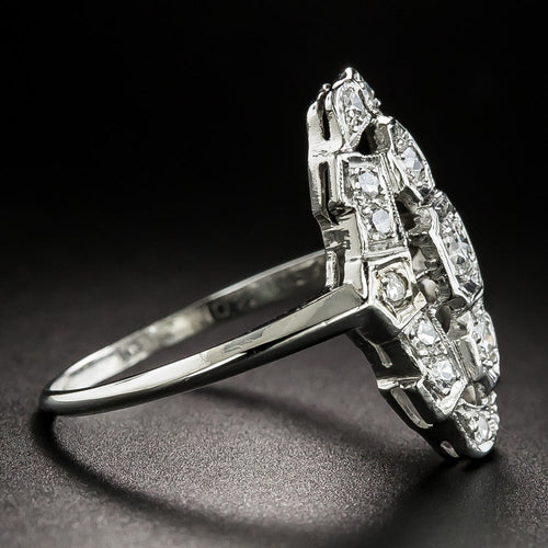 Art Deco Diamond Dinner Ring - 2