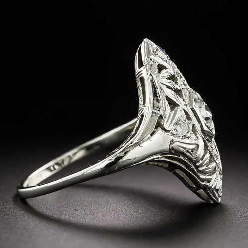 Art Deco Diamond Dinner Ring - 3