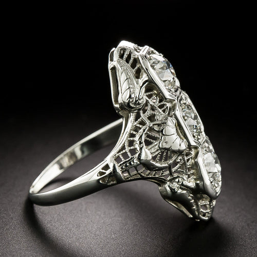 Art Deco Diamond Dinner Ring - 3