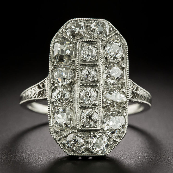 Art Deco Diamond Dinner Ring