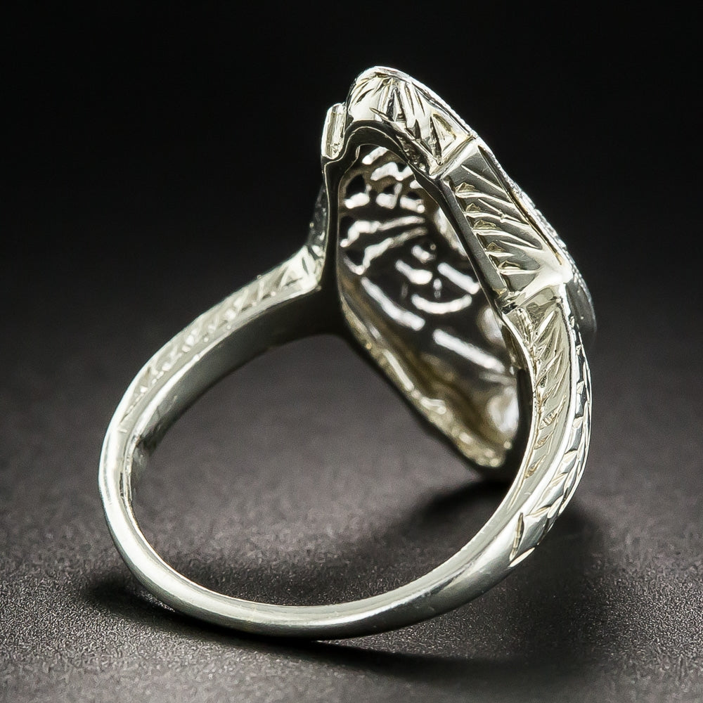 Art Deco Diamond Dinner Ring by Belais - 4