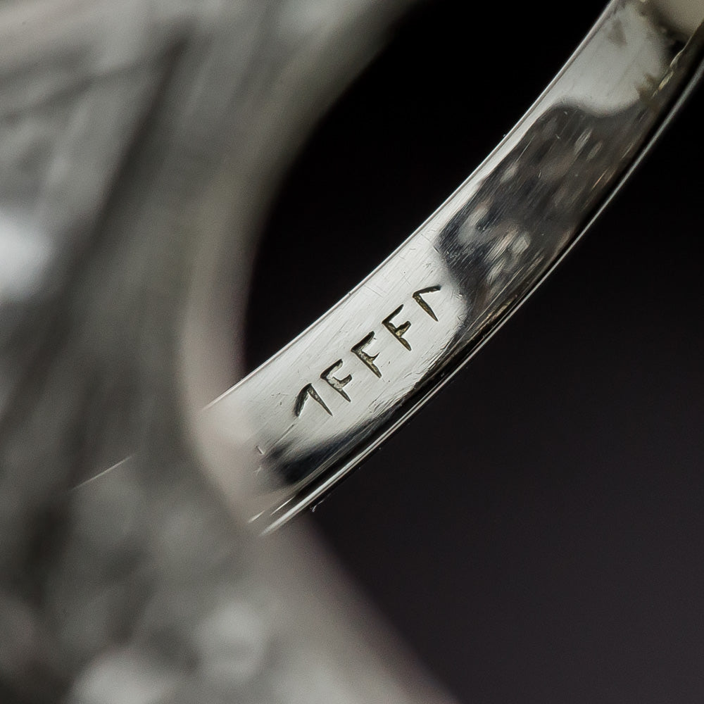 Art Deco Diamond Dinner Ring by F & F Felger - 6