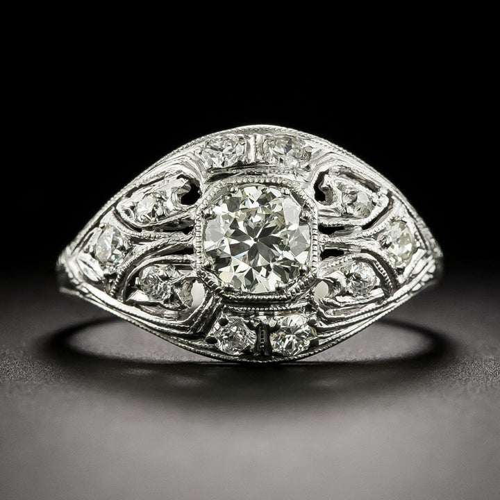 Art Deco Diamond Dome Ring