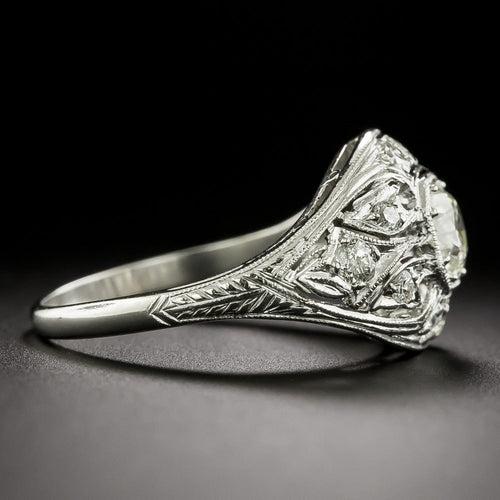 Art Deco Diamond Dome Ring - 4