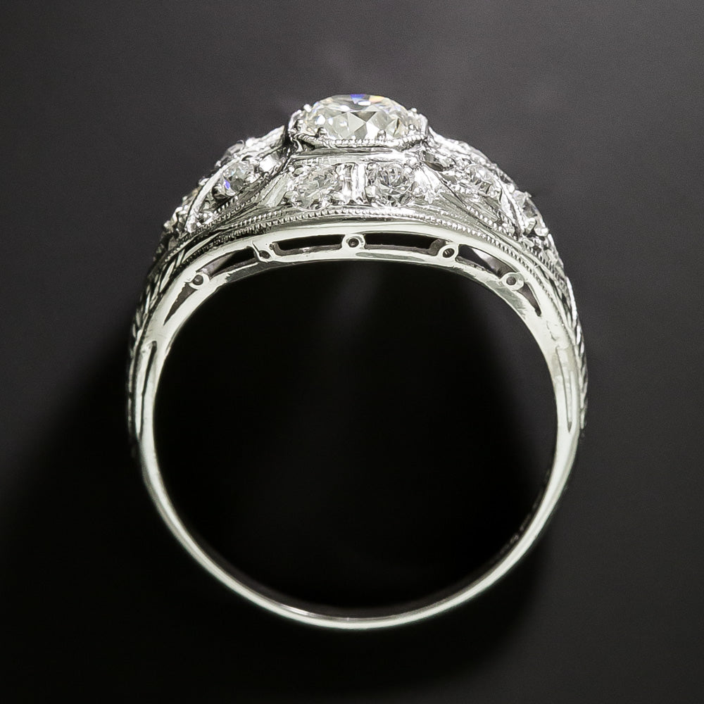 Art Deco Diamond Dome Ring - 5