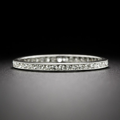 Art Deco Diamond Eternity Band, Size 8 1/4 - 3