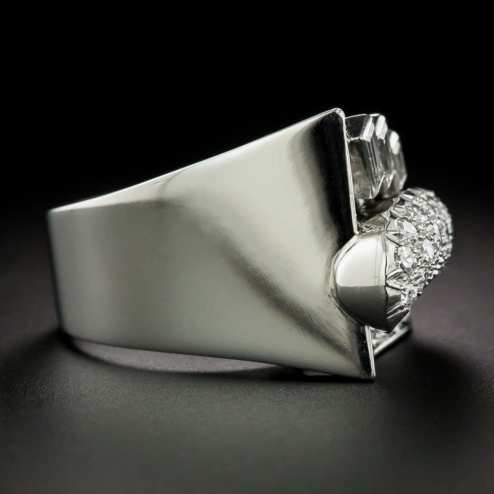 Art Deco Diamond Ring - 4