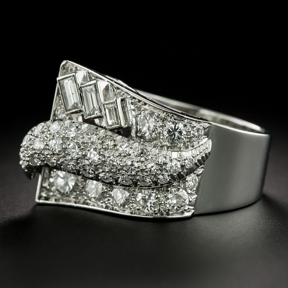 Art Deco Diamond Ring - 5
