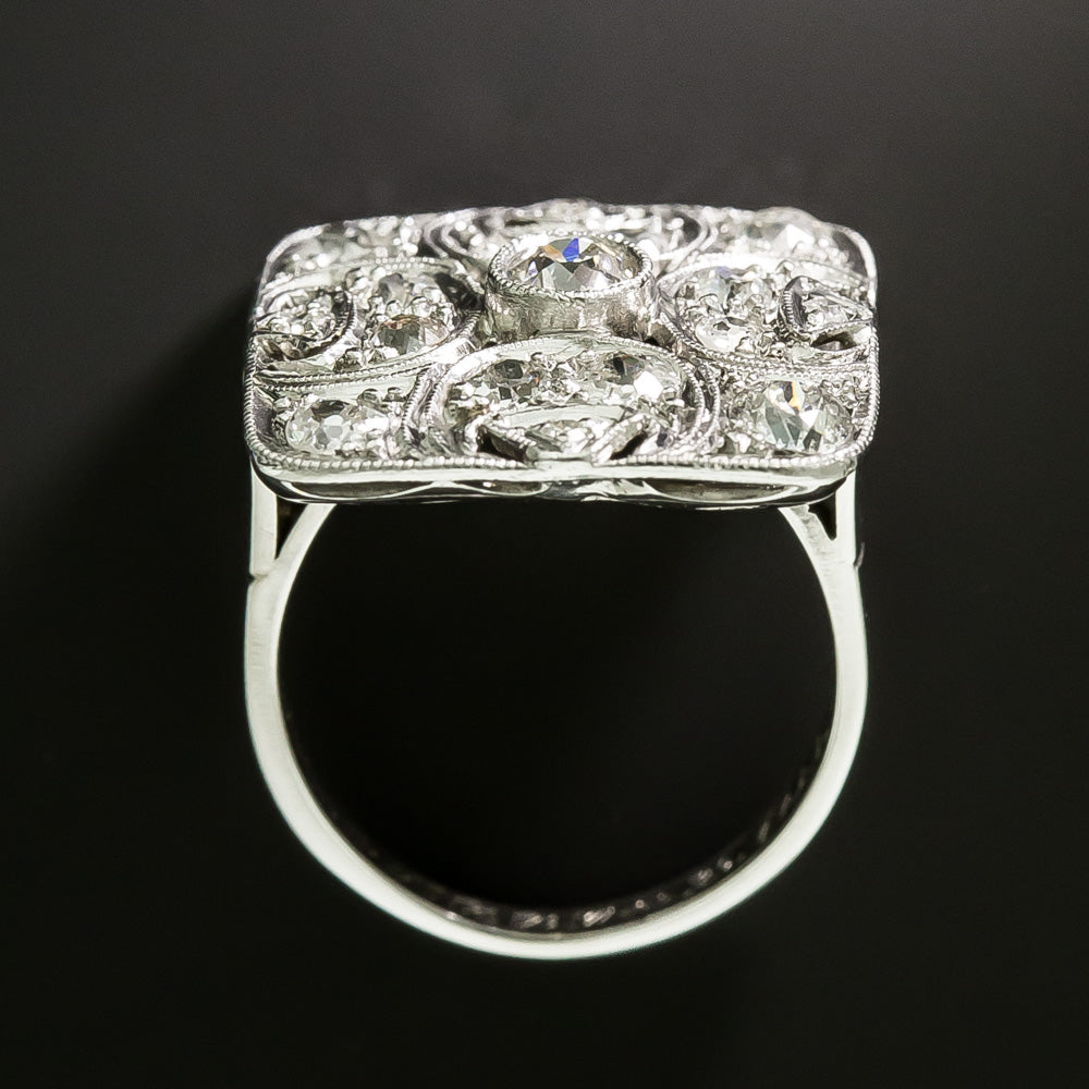 Art Deco Diamond Ring - 4
